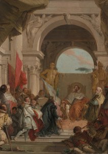 Biskop Harolds placering som hertig av Franken, ca. 1751-52. av Giovanni Battista Tiepolo