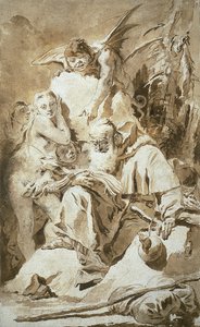 Sankt Antonius frestelse av Giovanni Battista Tiepolo