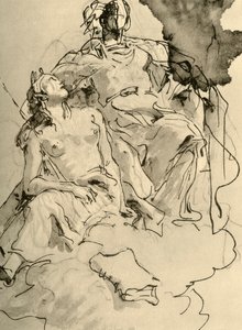 Två kvinnor, mitten av 1700-talet, 1928 av Giovanni Battista Tiepolo