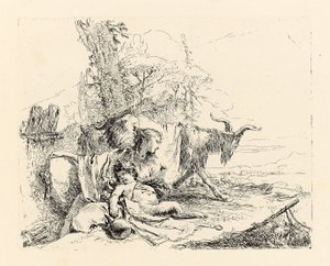 Vari Capricci, före 1750 av Giovanni Battista Tiepolo
