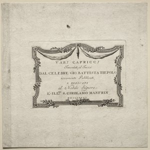 Olika Caprices av Giovanni Battista Tiepolo
