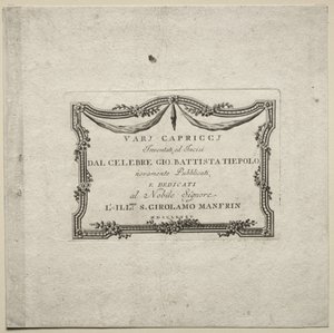 Olika Caprices, 1785. av Giovanni Battista Tiepolo