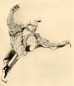 Krigare som står på moln, mitten av 1700-talet, 1928 av Giovanni Battista Tiepolo