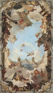 Den spanska monarkins rikedom och fördelar under Karl III, 1762. av Giovanni Battista Tiepolo