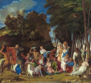 Gudarnas högtid. 1514/29 av Giovanni Bellini