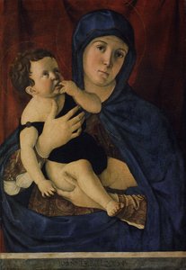 Tyska: Maria mit dem Kind Madonna och barnet av Giovanni Bellini
