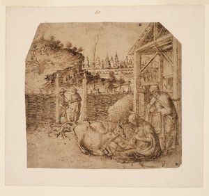 Födelse, 1480 ca av Giovanni Bellini