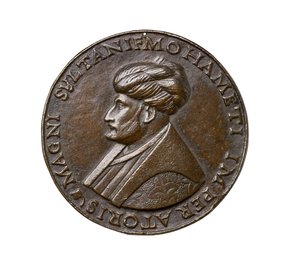 Renässansmedalj från Florens, ca 1480 (kopparbaserad legering)