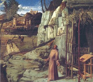 S:t Franciskus i öknen (S:t Franciskus i extas)


 Alternativ titel(n):  Sankt Franciskus av Assisi får stigmata av Giovanni Bellini