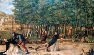 Mordet på Sankt Peters martyr, c1507 av Giovanni Bellini