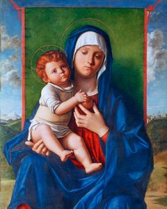 Jungfrun och barnet, c1480-1490 av Giovanni Bellini