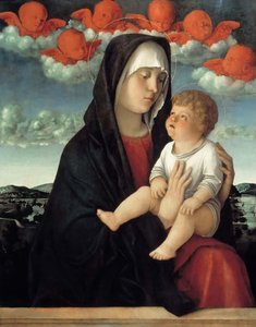 Jungfrun och barnet, c. 1500. av Giovanni Bellini