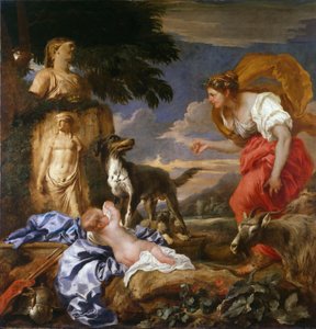 Cyrus mit der Frau des Hirten Spako