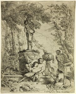 Fest av Pan av Giovanni Benedetto Castiglione