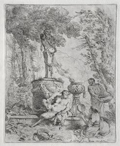 Fete of Pan av Giovanni Benedetto Castiglione