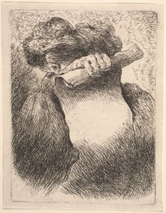 Man med en rulla av Giovanni Benedetto Castiglione