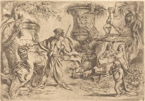 Temporalitet Evighet av Giovanni Benedetto Castiglione