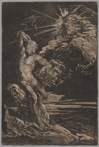 Skapelsen av Adam av Giovanni Benedetto Castiglione