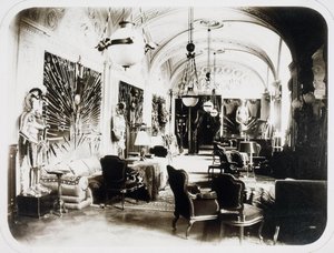 Ivan Paskevichs hus vid den engelska banvallen i Petersburg. Vapenhuset, 1860-talet