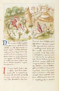 Decameron, Den romerska landsbygden; Agnolella flyr från rövare, Femte dagen, novell 3. av Giovanni Boccaccio