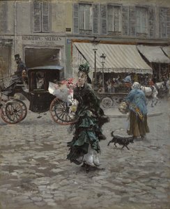 Korsar gatan, 1873-75 av Giovanni Boldini