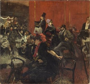 Festscen, ca. 1889 av Giovanni Boldini