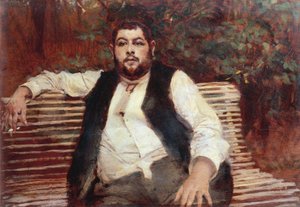 Italien, Ferrara, Trädgårdsmästaren av Veil-Picard av Giovanni Boldini