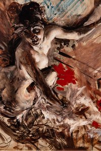 Fru de Joss, detalj av Giovanni Boldini