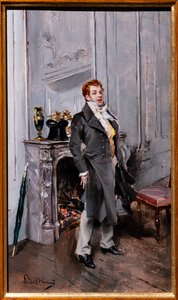 Porträtt av Coquelin Aine av Giovanni Boldini