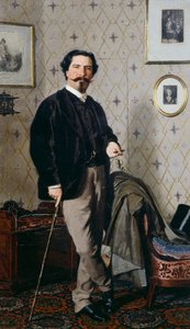 Porträtt av Cristiano Banti med sin käpp av Giovanni Boldini