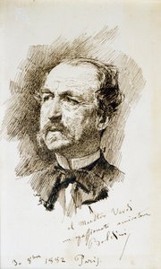 Porträtt av Emanuele Muzio (Zibello av Giovanni Boldini