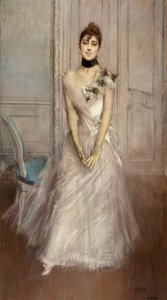 Porträtt av Emiliana Concha de Ossa av Giovanni Boldini