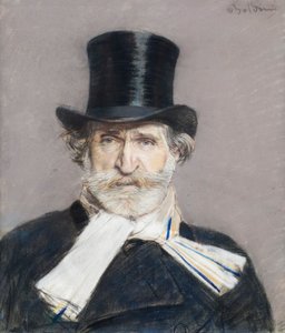 Porträtt av Giuseppe Verdi av Giovanni Boldini