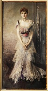 Porträtt av Infanta Eulalia av Spanien (1864-1958), cirka 1898 av Giovanni Boldini