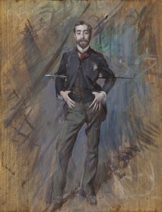 Porträtt av John Singer Sargent, 1890. av Giovanni Boldini