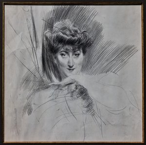 Porträtt av Madame Veil Picard av Giovanni Boldini