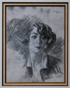 Porträtt av en dam av Giovanni Boldini