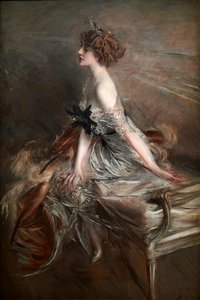 Porträtt av prinsessan Marthe-Lucile Bibesco av Giovanni Boldini