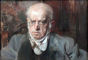 ""Porträtt av målaren Adolph von Menzel (1815-1905)"" Peinture de Giovanni Boldini (1842-1931) 1895 Statliga museer, Berlin av Giovanni Boldini