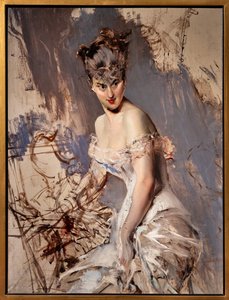 Porträtt av skådespelerskan Alice Regnault av Giovanni Boldini