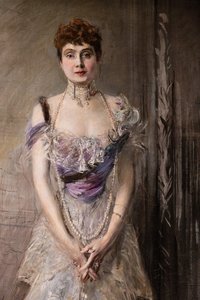 Prinsessan Eulalia av Spanien, detalj av Giovanni Boldini