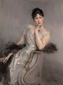 Dam i vitt Dam i vitt, 1902. av Giovanni Boldini