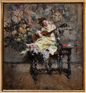 Gitarrspelaren av Giovanni Boldini
