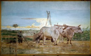 Djurgödseln som samlats in (olja på duk av Giovanni Boldini