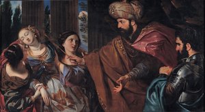 Ester före Ahasveros, mellan 1660 och 1670 av Giovanni Bonatti