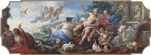 Ariadne på ön Naxos, eller en allegori över hösten av Giovanni Camillo Sagrestani