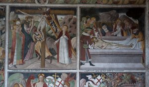 Scener från Kristi passion, ca 1492 (fresk) av Giovanni Canavesio