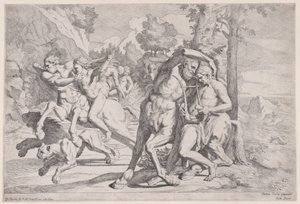 Achilles utbildning, 1650-55. av Giovanni Cesare Testa