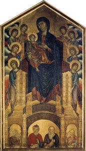 Madonnan i Majestät Majestät, 1285-1286