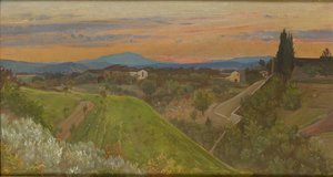 Utsikt över Monte Amiata, Toscana, c1880